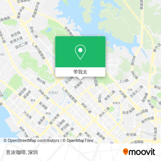 意浓咖啡地图