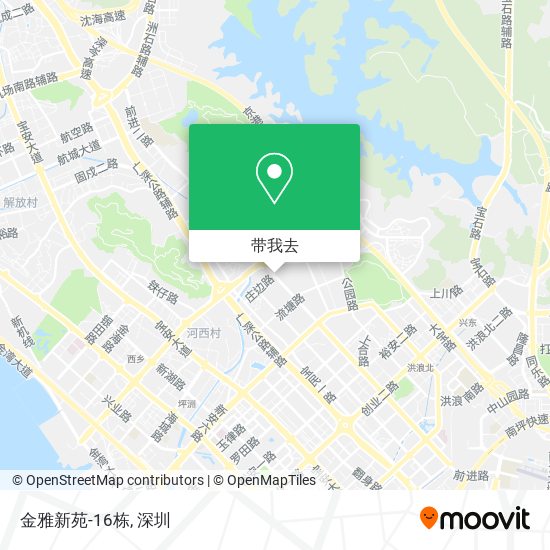 金雅新苑-16栋地图