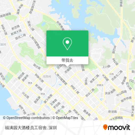 福满园大酒楼员工宿舍地图