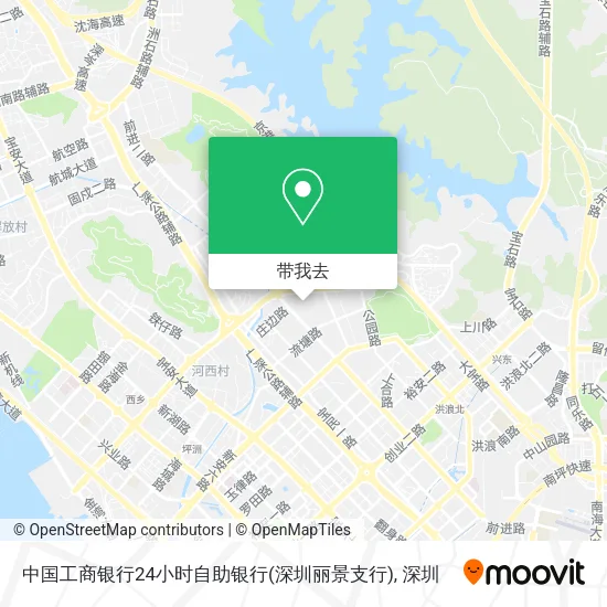 中国工商银行24小时自助银行(深圳丽景支行)地图