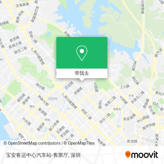 宝安客运中心汽车站-售票厅地图
