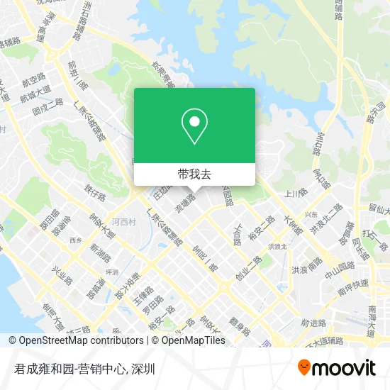 君成雍和园-营销中心地图