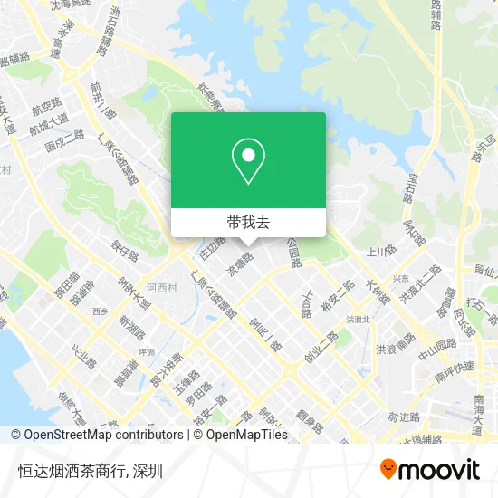 恒达烟酒茶商行地图