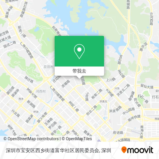深圳市宝安区西乡街道富华社区居民委员会地图