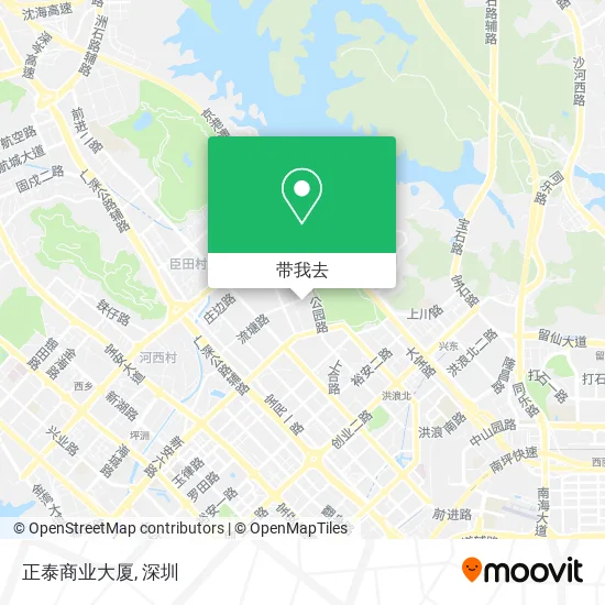 正泰商业大厦地图