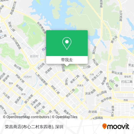 荣昌商店(布心二村东四巷)地图