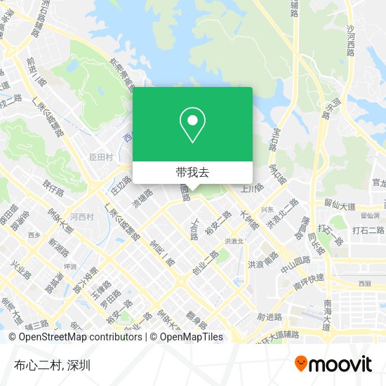 布心二村地图