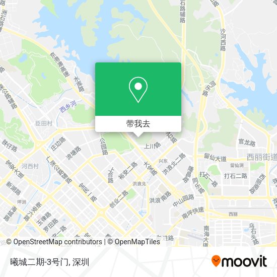 曦城二期-3号门地图