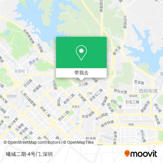曦城二期-4号门地图
