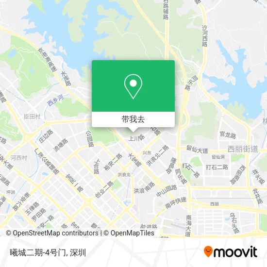 曦城二期-4号门地图