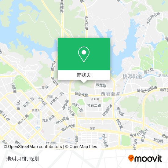 港琪月饼地图