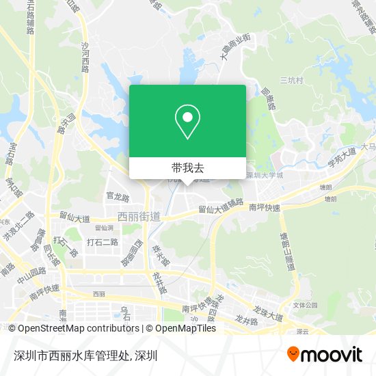 深圳市西丽水库管理处地图