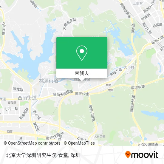 北京大学深圳研究生院-食堂地图