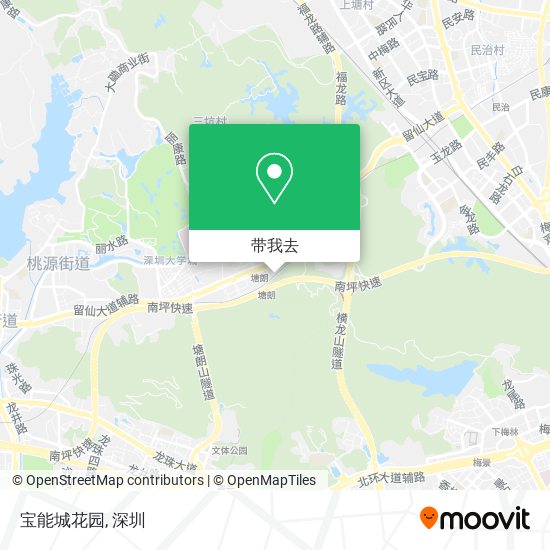 宝能城花园地图