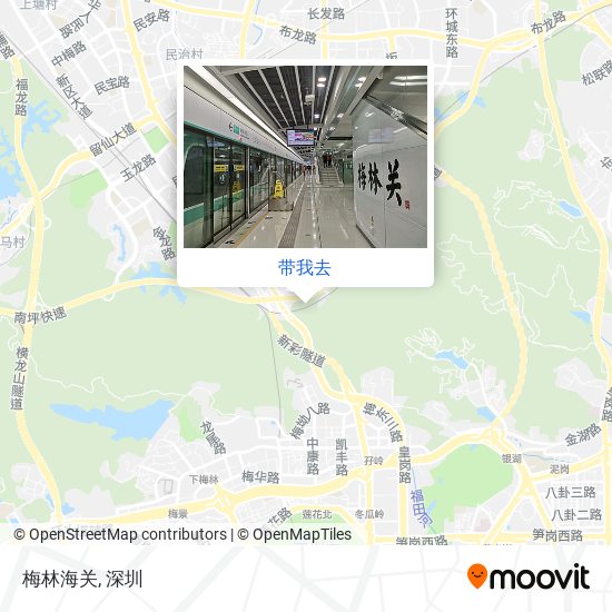 梅林海关地图