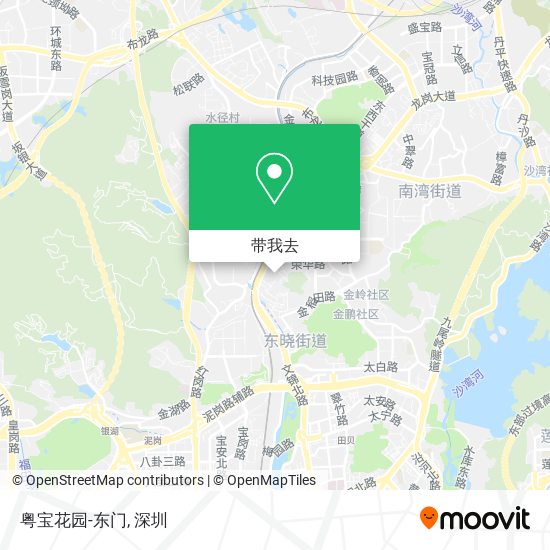 粤宝花园-东门地图