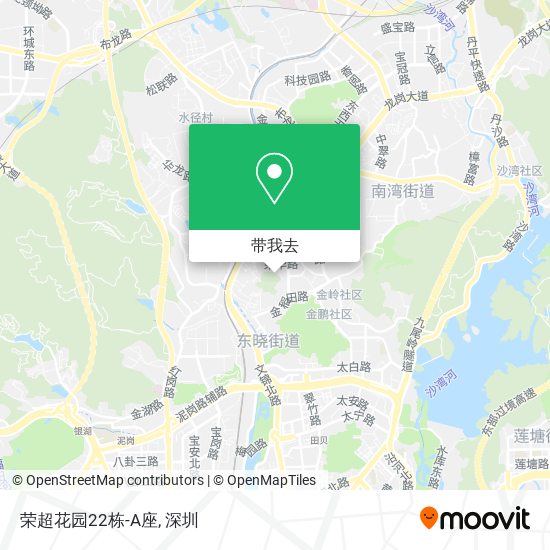 荣超花园22栋-A座地图