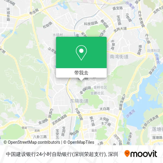 中国建设银行24小时自助银行(深圳荣超支行)地图