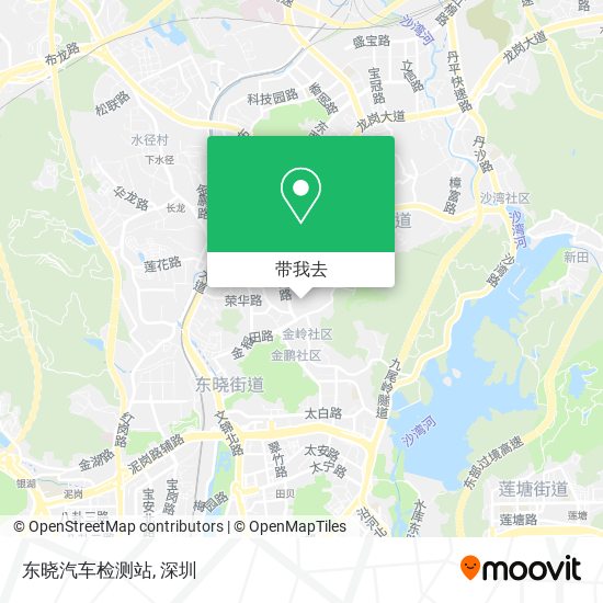 东晓汽车检测站地图