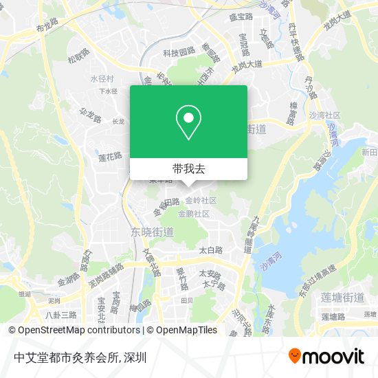 中艾堂都市灸养会所地图