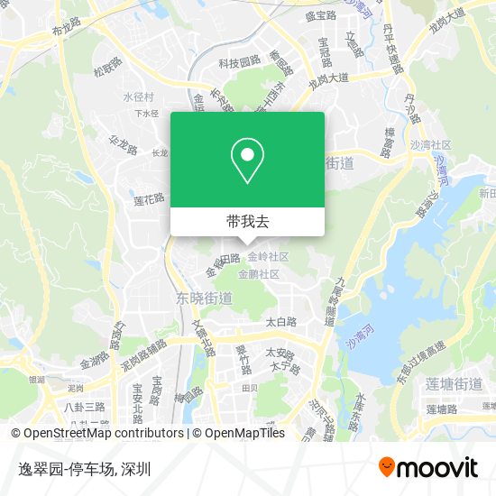 逸翠园-停车场地图