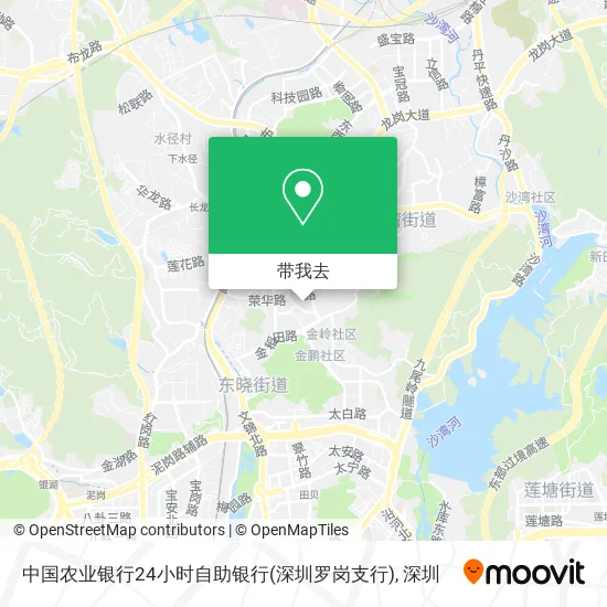 中国农业银行24小时自助银行(深圳罗岗支行)地图
