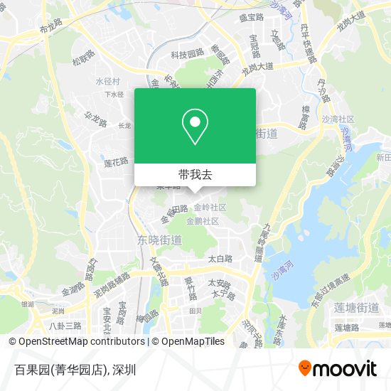 百果园(菁华园店)地图