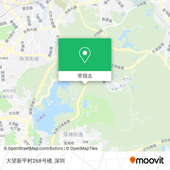 大望新平村268号楼地图