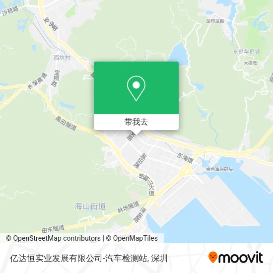 亿达恒实业发展有限公司-汽车检测站地图