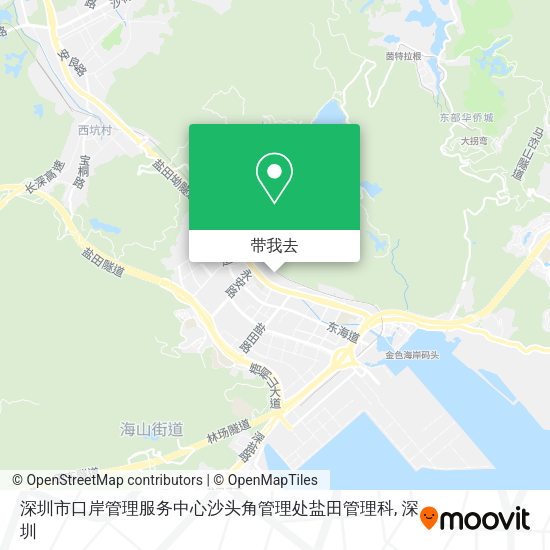 深圳市口岸管理服务中心沙头角管理处盐田管理科地图