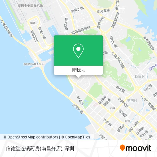 信德堂连锁药房(南昌分店)地图