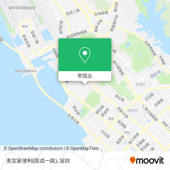 美宜家便利(固戍一路)地图