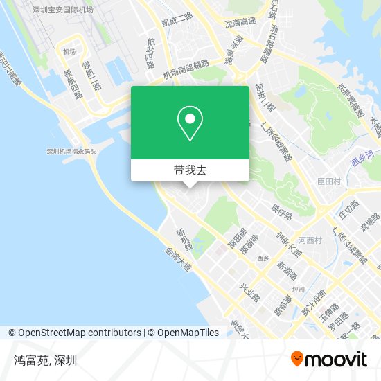 鸿富苑地图