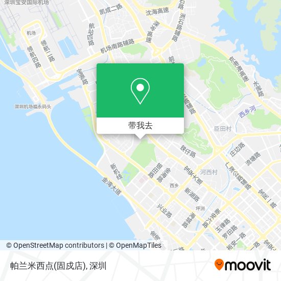 帕兰米西点(固戍店)地图