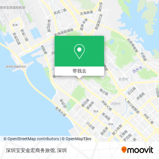 深圳宝安金宏商务旅馆地图
