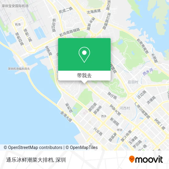 通乐冰鲜潮菜大排档地图