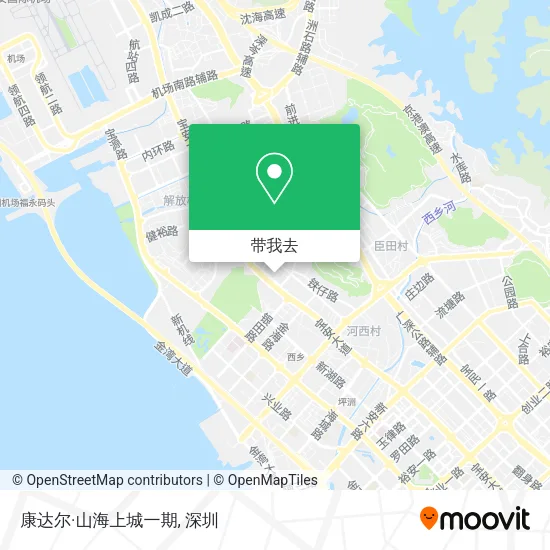康达尔·山海上城一期地图