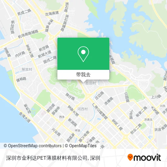 深圳市金利达PET薄膜材料有限公司地图