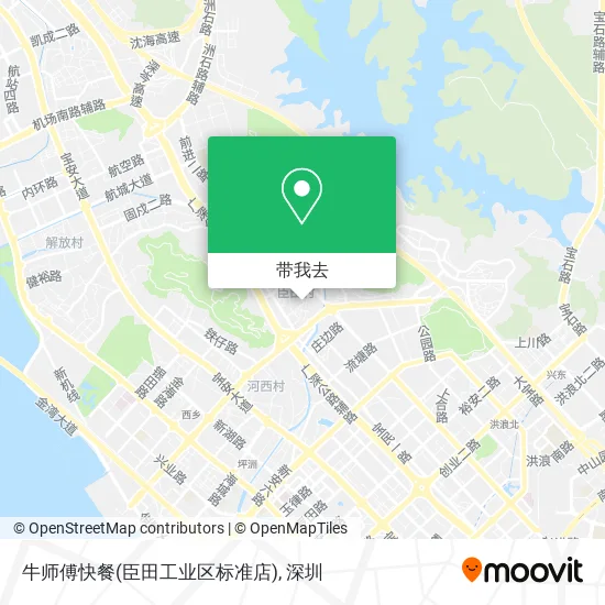 牛师傅快餐(臣田工业区标准店)地图
