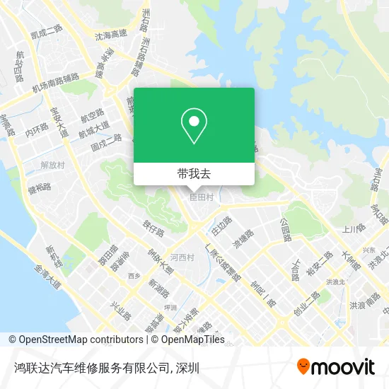 鸿联达汽车维修服务有限公司地图