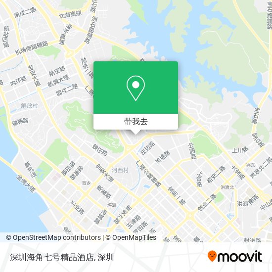 深圳海角七号精品酒店地图