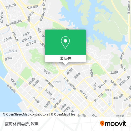 蓝海休闲会所地图