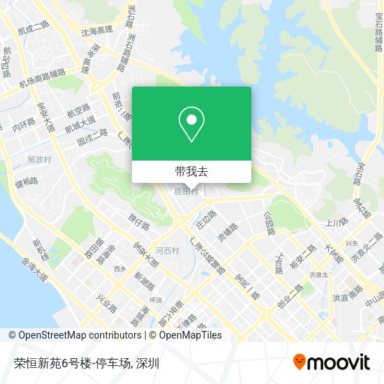 荣恒新苑6号楼-停车场地图