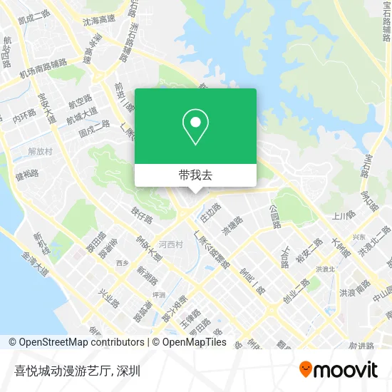 喜悦城动漫游艺厅地图