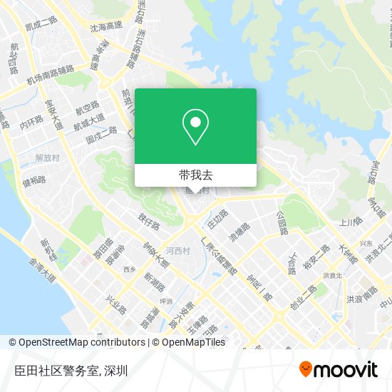 臣田社区警务室地图