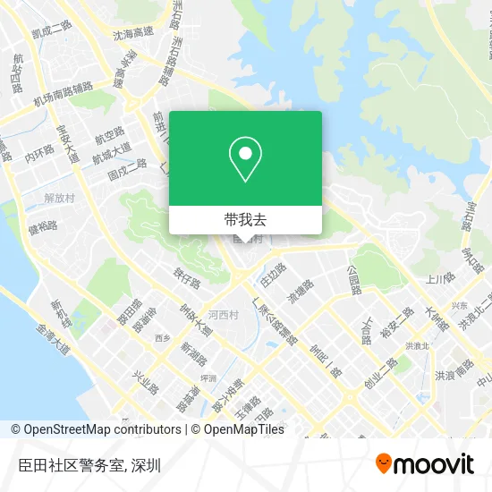 臣田社区警务室地图