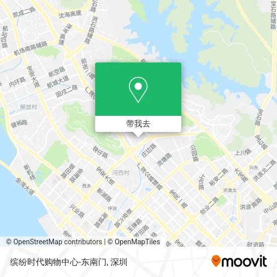缤纷时代购物中心-东南门地图