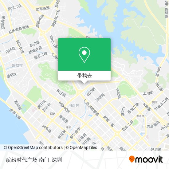 缤纷时代广场-南门地图