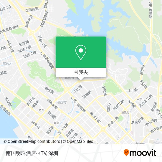南国明珠酒店-KTV地图