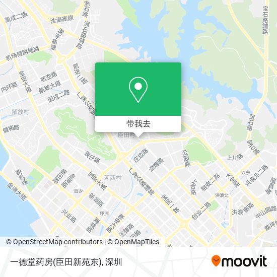 一德堂药房(臣田新苑东)地图